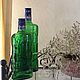 Бутылки зеленое стекло с крышками бехеровка 2 размера. Бутылки. Стеклянный Городок (Татьяна). Ярмарка Мастеров.  Фото №5