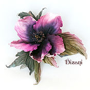 Цветы и флористика handmade. Livemaster - original item Hibiscus silk . Silk flowers. Handmade.