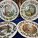 Винтаж: Coalport.Тарелка.Времена года в лесу.Woodlands Seasons, Тарелки винтажные, Тамбов,  Фото №1