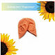 Sunflower Leaves set of silicone viners and cutters. Molds for making flowers. ceramic flowers. My Livemaster. Фото №5