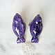 Order Figures ringed Seals from charoite. Stones Gems from Siberia. Livemaster. . Figurines Фото №3