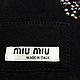Винтаж: СУПЕР ЛЮКС! MIU MIU (PRADA) ИТАЛИЯ ОРИГИНАЛ ФУТБОЛКА ХЛОПОК Р.до 44. Футболки винтажные. Винтажный шик.. Ярмарка Мастеров.  Фото №6