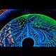 Флуоресцентное светящееся психоделическое полотно Dancing Koan. Картины. Fractalika. Ярмарка Мастеров.  Фото №10