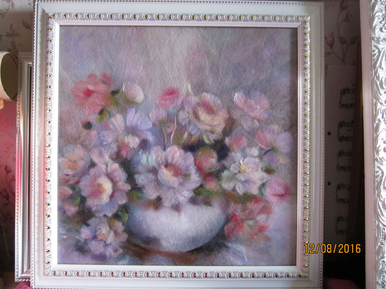 Картина из шерсти В пастельных тонах в интернет-магазине на Ярмарке ...