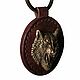 Order Keychain-housekeeper 'Wolf' made of genuine leather. asgefest. Livemaster. . Key chain Фото №3