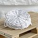 Миниатюрная корзина для куклы, яйца и гирлянда из флажков декор Пасха, Пасхальные сувениры, Москва,  Фото №1