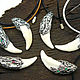 Order Pendant amulet Fang wolf silver (1C). Urbanstyle. Livemaster. . Pendants Фото №3