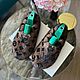 МЮЛИ LV BROWN ИЗ НАТУРАЛЬНОГО МЕХА НОРКИ. Мюли. YANA KRAFT BRAND. Ярмарка Мастеров.  Фото №4