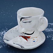 Посуда handmade. Livemaster - original item teacups: Sweet kiss. Handmade.