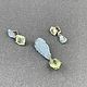 Кулон с аквамарином 22 ct и крупным пренитом 9,88 ct. Кулон. AMG. Ярмарка Мастеров.  Фото №5