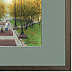 Moscow Yauzsky Boulevard autumn landscape watercolor drawing. Pictures. ulumbekov (ulumbekov). My Livemaster. Фото №5
