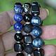 Men's silver bracelet with PiAo, lapis lazuli, black tourmaline. Bead bracelet. Jewerly for Happiness. Online shopping on My Livemaster.  Фото №2