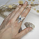 Order The light of the evening star Arwen ring massive ring. Unusual Gemstone Jewelry. Livemaster. . Ring Фото №3