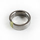 Titanium ring with jade. Rings. asgdesign. Online shopping on My Livemaster.  Фото №2