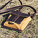 Leather and canvas crossbody bag. Men\'s bag. G.L.A.D.. My Livemaster. Фото №6