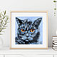 Order Painting Cat black cat Behemoth oil. Yulia Berseneva ColoredCatsArt. Livemaster. . Pictures Фото №3