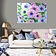 Картина пионы  Пионы Анемоны Peonies Anemones. Картины. WATERCOLOR DREAMS|АКВАРЕЛЬНЫЕ ГРЁЗЫ. Интернет-магазин Ярмарка Мастеров.  Фото №2