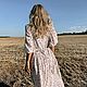 Платье «Мэри» из цветочной вискозы. Платья. Roses (Roses-dresses). Интернет-магазин Ярмарка Мастеров.  Фото №2