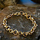 Bracelets of red and lemon gold 585 ring, Chain bracelet, Kemerovo,  Фото №1