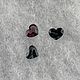 Синяя и розовая шпинель огранки сердце  4,42 ct для кольца кулона. Кольца. AMG. Ярмарка Мастеров.  Фото №4