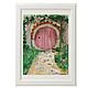 Painting watercolor Hobbit hole, Pictures, Moscow,  Фото №1