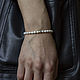 White pearl and silver bracelet. Bead bracelet. stepan-klimov. Online shopping on My Livemaster.  Фото №2