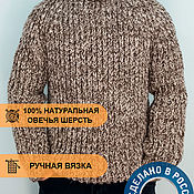 Мужская одежда handmade. Livemaster - original item Copy of Copy of Copy of Copy of Sweater 100% wool. Handmade.