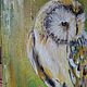 Oil painting ' Golden owl'. Pictures. Regina Kuyukova. Online shopping on My Livemaster.  Фото №2