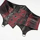 Belts: sash corset genuine leather under the snake Burgundy. Belt. Lollypie - Modiste Cat. My Livemaster. Фото №4