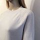 Джемпер вязаный с коротким рукавом. Топы. Cashmere & Wool / Машинное вязание. Интернет-магазин Ярмарка Мастеров.  Фото №2