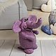 felt toy: Pink elephant. Felted Toy. colorlight (colorlight). Online shopping on My Livemaster.  Фото №2