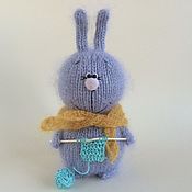Сувениры и подарки handmade. Livemaster - original item Bunny needlewoman, a gift to the master and knitter. Handmade.
