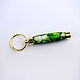 Handmade Malachite Keychain. Stones. KulikovCraft. My Livemaster. Фото №5