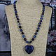 Necklace with a kyanite pendant ' Heart'. Necklace. Magic box. My Livemaster. Фото №5