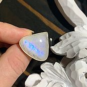 Украшения handmade. Livemaster - original item Drop ring with Moonstone. Handmade.