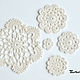 A set of doilies and crochet flowers. Flowers artificial. Natalie crochet flowers. My Livemaster. Фото №5