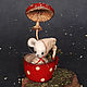 Мышонок в чашке. 5.5 см. Мягкие игрушки. GriTanBears (Григорьева Татьяна). Ярмарка Мастеров.  Фото №6