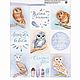 Paper stickers 'Owl', 11 x 16cm, Gift wrap, Moscow,  Фото №1
