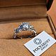  Помолвочное кольцо из белого золота. Кольца. POLYAKOFF JEWELRY. Интернет-магазин Ярмарка Мастеров.  Фото №2