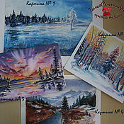 Картины и панно handmade. Livemaster - original item Paintings: landscape winter forest sunset snow LANDSCAPES. Nature. Handmade.