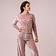 A dusty rose suit (jacket and pants), Suits, Astrakhan,  Фото №1