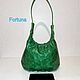 Women's leather bag ' Emerald'. Classic Bag. Sergei. My Livemaster. Фото №6