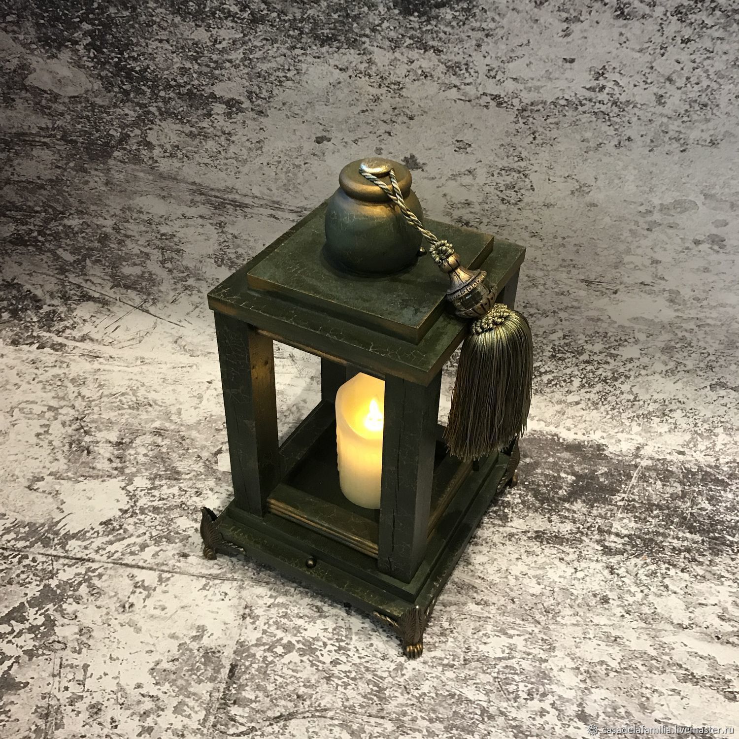 Деревянный фонарь-подсвечник-ночник – купить на Ярмарке Мастеров ...