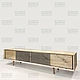 Заказать Тумба из дуба с декоративными рейками "Sunshine". Мебельный бутик (Wofurniture). Ярмарка Мастеров. . Тумбы Фото №3