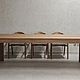 Стол обеденный из массива дуба model011. Столы. Arthur_woodworker. Интернет-магазин Ярмарка Мастеров.  Фото №2