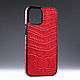 Case for any iPhone model made of crocodile skin IMA8002R2, Case, Moscow,  Фото №1
