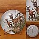 Винтаж: Коллекционная ДЕКОРАТИВНАЯ ТАРЕЛКА  КОСУЛИ от WEDGWOOD Англия. Тарелки винтажные. ДУШЕВНАЯ КОЛЛЕКЦИЯ. Ярмарка Мастеров.  Фото №4