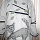 Order Eco-friendly jacket from cotton on cotton insulation 'Cats'. Reelika (reelika44). Livemaster. . Outerwear Jackets Фото №3