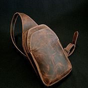 Сумки и аксессуары handmade. Livemaster - original item Backpack leather men`s. Handmade.