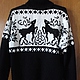 Order Sweater men's 'Reindeer games'. slave. In the rhythm of time. Knitting.. Livemaster. . Sweaters Фото №3